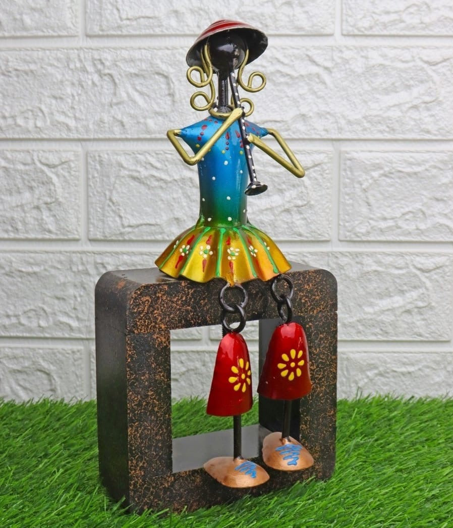 Musician Doll on Wooden Stand