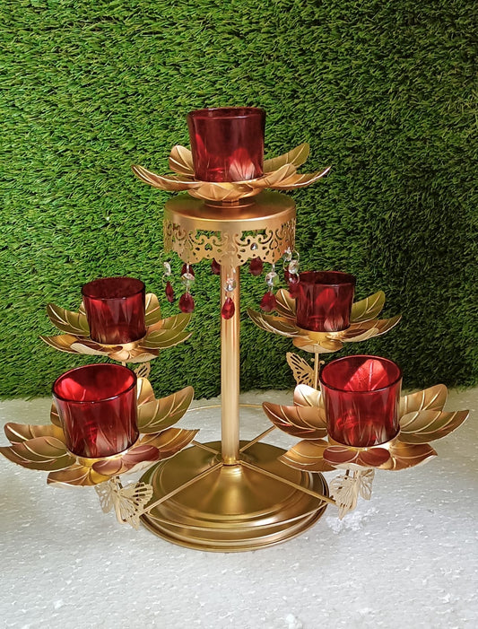5 Lotus Tealight Stand
