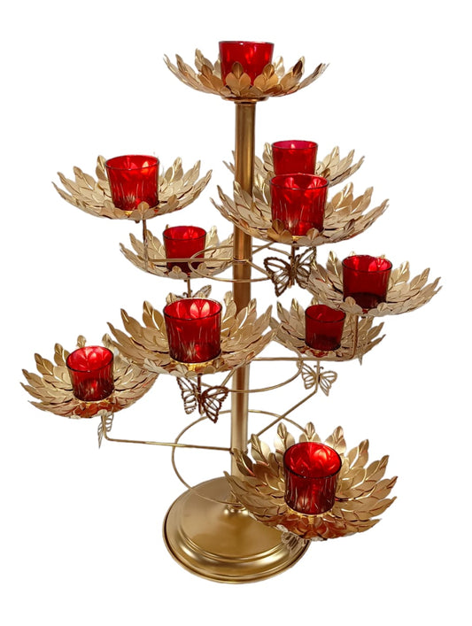 10 Big Leaf Lotus Stand