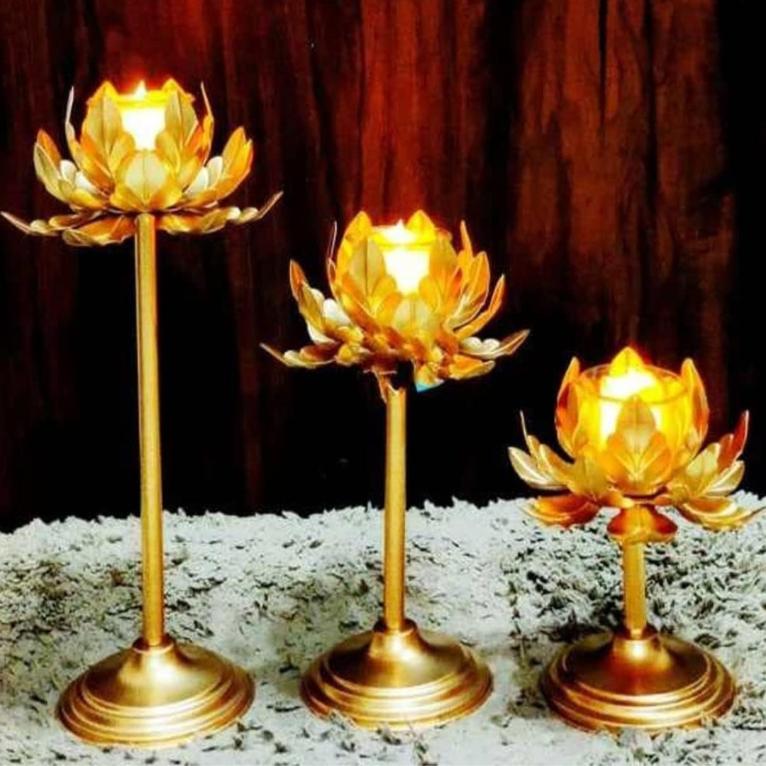 Leaf Lotus Tealight (Set of 3)