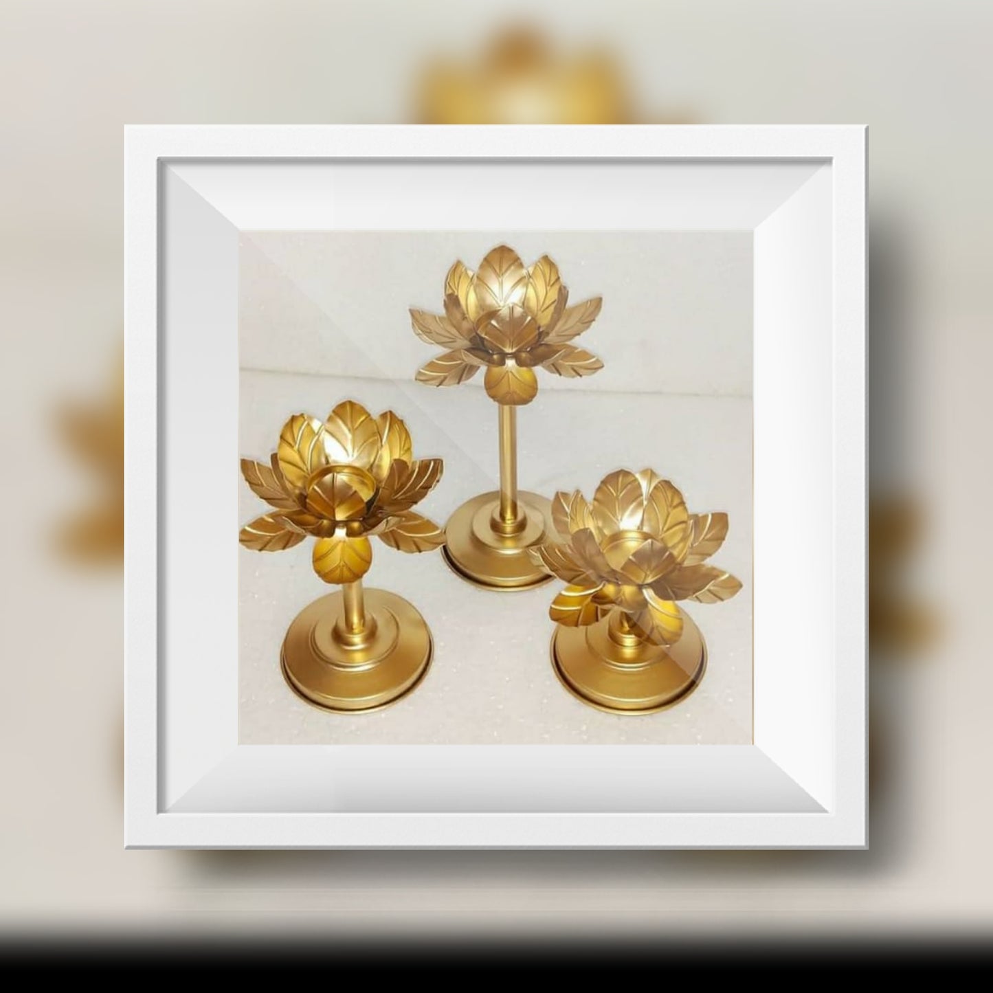 Lotus Tealight Stand (Set of 3)