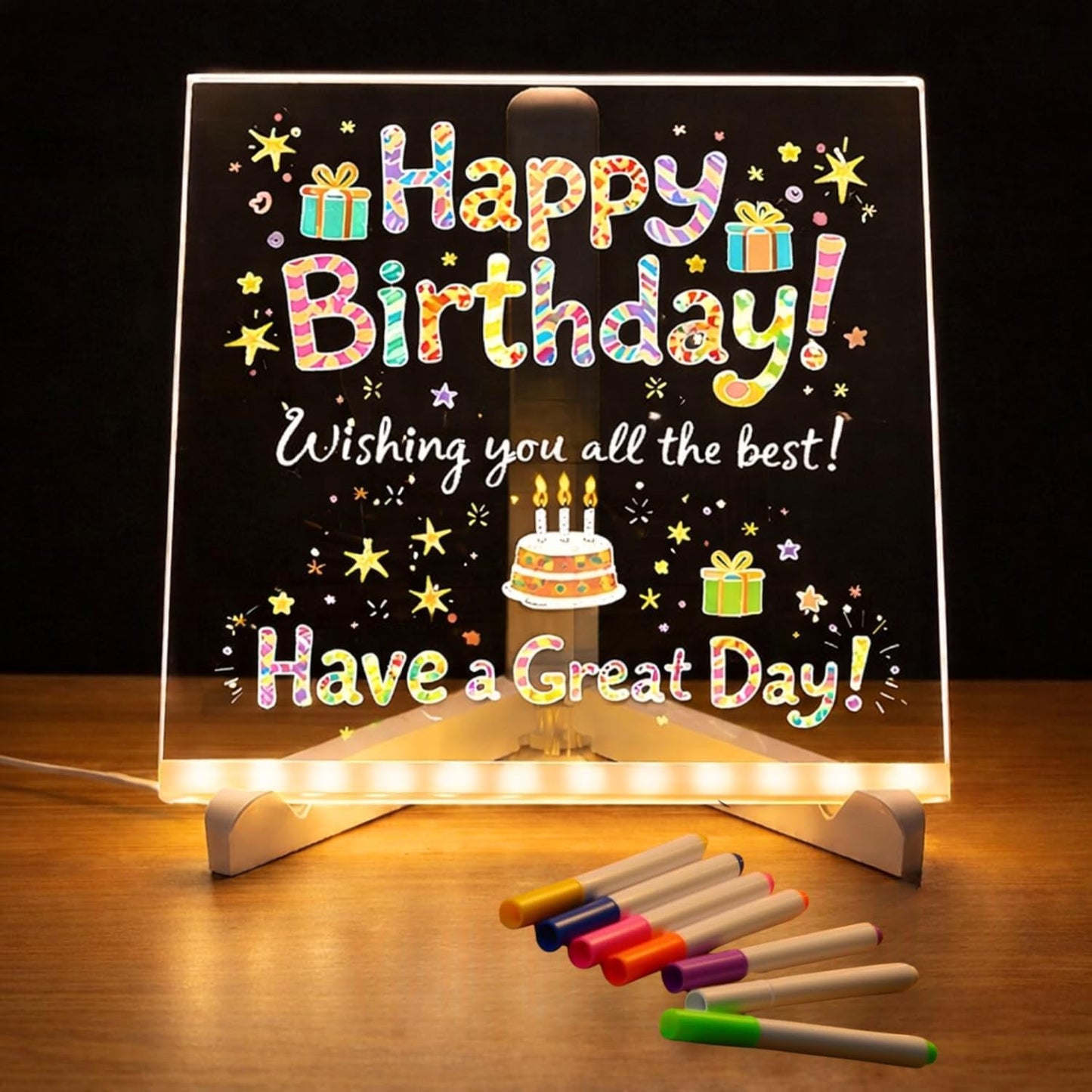 DIY Acrylic 3D Drawing Board Lamp