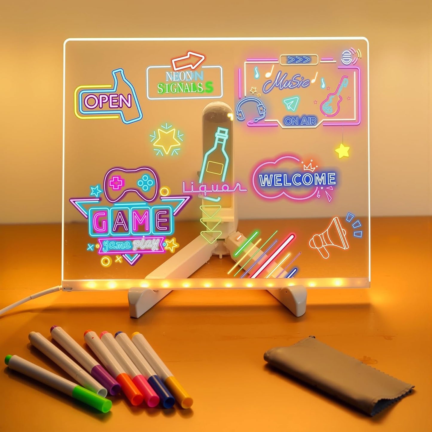 DIY Acrylic 3D Drawing Board Lamp
